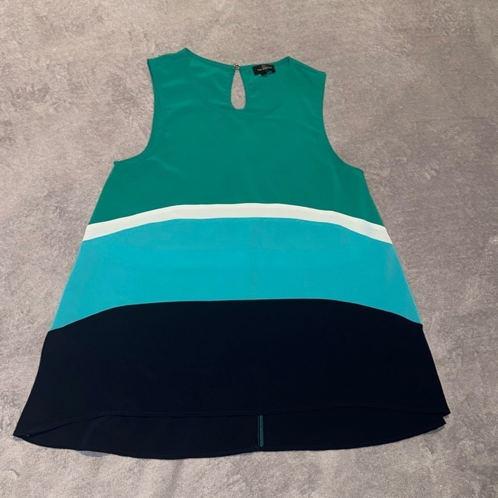 The Limited Sleeveless Top - Size:Medium- Green and Blue - Excellent Condition‎